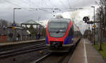 Ein Nachschuss von der Euregiobahn (RB20) kommt aus Langerwehe nach Stolberg-Rheinland-Hbf und hält in Kohlscheid und fährt in Richtung Herzogenrath.