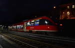 643 043 steht als RB nach Limburg in Nievern.