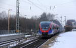 Ein Nachschuss von der Euregiobahn (RB20) kommt aus Langerwehe,Stolberg-Altstadt nach Alsdorf und hält in Kohlscheid und fährt in Richtung Herzogenrath.