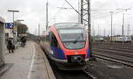 Ein Nachschuss von der Euregiobahn (RB20) kammen aus Düren,Stolberg-Altstadt nach Stolberg-Rheinland-Hbf und hielten in Aachen-West und fuhren in Richtung