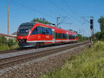 Am 1.6.2020 war 643 046 als Regionalbahn unterwegs von Koblenz nach Mayen.
