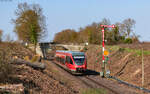 643 018  Schopp  als RB 81423 (Neustadt(W) Hbf - Wissembourg) am Esig Winden 18.3.26