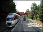 Talent-Triebwagen 1011 der Regiobahn steht am 03.08.2007 im S-Bahn-Haltepunkt Kaarster See.