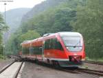 643 024-3 als RB 13114 bei der Einfahrt BAd Mnster am Stein 18.5.08