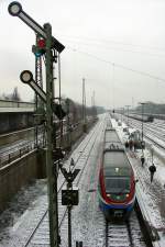  Talent  der PEG nach Dorsten bei der Ausfahrt aus Gladbeck West am 27.01.05