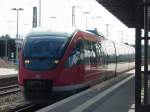 643-078 in Kaiserlautern Hbf hier werden die VT 643 wie ICE s genannt mit ihren Stdtenamen hier heien die Zge wie Prominente dieser heit Fritz Walter.