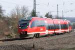 643 013 bei einer Probefahrt kurz vor Fulda am 26.03.2010