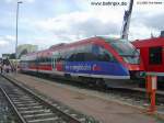 643 205 der Euregiobahn steht am 27.08.2005 im DB Werk Erfurt.