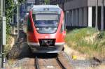 ENSCHEDE (Provinz Overijssel), 23.07.2010, 643 566 als RB64 nach Enschede/NL bei der Einfahrt in den Bahnhof