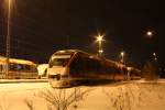 Hier stehen die Aachener 643 der Euregio Bahn abgestellt in Aachen  Am 24.12.2010  Bild entstand von einem Feldweg neben den Gleisen