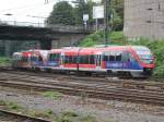 RegionalBahn 20 in Richtung Annapark-Alsdorf trifft in Aachen West ein.