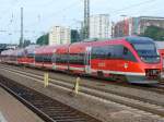 643 032 und 643 010 sind am 04.08.2011 in Kaiserslautern Hbf auf dem Weg aufs Abstellgleis