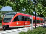 Deutschland, Rheinland-Pfalz, Bahnhof Lauterecken, DB Talent 643 031, von Lauterecken nach Kaiserslautern, KBS 673, 10.07.2010