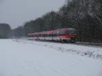 An der Verdichtungstation kann man sehr schn sehen wie schn das Mnsterland auch im eWintr aussehen kann.