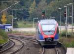 Ein Nachschuss von der Euregiobahn (RB20) kommt aus Stolberg-Altstadt nach Sankt.Jöris und hält in Herzogenrtah und fährt in Richtung Merkstein,Alsdorf-Poststraße,Sankt.Jöris.