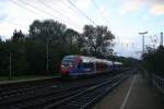 Die Euregiobahn (RB20) kommt aus Langerwehe-Stolberg-Altstadt nach Heerlen(NL) aus Richtung Aachen-West,Laurensberg,Richterich und hält in Kohlscheid und fährt in Richtung Herzogenrath.