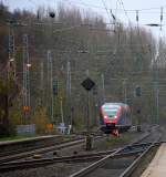 Zwei Euregiobahn (RB20) kommen aus Langerwehe-Stolberg-Altstadt nach Heerlen(NL) aus Richtung Aachen-West,Laurensberg,Richterich und halten in Kohlscheid und fahren in Richtung Herzogenrath.