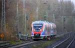 Zwei Euregiobahn (RB20) kommen aus Langerwehe-Stolberg-Altstadt nach Heerlen(NL) aus Richtung Aachen-West,Laurensberg,Richterich und halten in Kohlscheid und fahren in Richtung Herzogenrath.