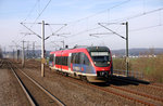 Über einen recht langen Zeitraum fuhren auf der RB 38 Dieseltriebwagen der Baureihe 643.2 der euregiobahn.