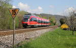 644 024-1 als RB 17354 (Waldshut-Basel Bad Bf) bei Dogern 17.4.18