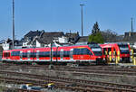 644 513 und 620 521 im Bf Euskirchen - 27.04.2021