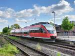 644 056 rangiert in Burgsteinfurt in die Abstellung, 06.05.2022