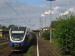 VT 739 der NWB mit dem Borkener in Gladbeck West (08.09.2007)