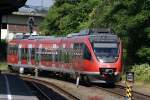 DB Regio Talent 644028-3 fhrt am 11.06.2009 in den Bahnhof Gerolstein ein.