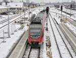 644 534 - Voreifelbahn aus Bonn fhrt in Euskirchen Bhf ein - 27.01.2010