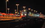 644 504 und weitere  Kameraden  nachts im Bf-Euskirchen - 29.10.2010