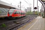 Ein bisschen Kln mit DB 644 014 bei Ausfahrt von Kln Hbf am 28.09 2010.