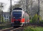 644 006 und 644 051 als RE22 nach Kln-Deutz bei der Einfahrt in Kln-West, 10.4.11