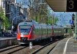 644 055 RB23 nach Euskirchen bei der Ausfahrt aus dem Bonner Hbf - 08.04.2011