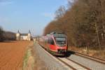 644 553 + 644 503 als RE 11425 (Köln Hbf - Trier Hbf) in Satzvey am 08.03.14