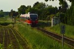 Der erste seiner Art! Auf dem BÜ Heckenweg in Paffendorf lichtete ich den 644 001/501 ab am Abend des heutigen Samstag den 21.Mai 2016.