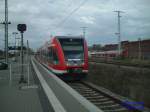 BR 646 in Wittenberge wartet auf Gleis 5D auf die Ausfahrt
nach Wittstock