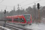 21.1.2014 Birkenwerder, Durchfahrt RB 12 nach Templin