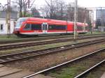 VT646 in Bahnhof Zielona Gora, 28.03.2015