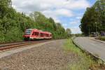 648 751 DB als RB von Bad Harzburg nach Göttingen durchfährt die Kurstadt Bad Gandersheim am 01.05.2018