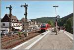 648 102 wartet am 08.06.2007 in Rummenohl als RB52  Volmetalbahn  von Dortmund nach Ldenscheid auf den Gegenzug nach Dortmund.