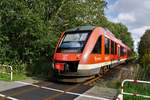 648 841  Mölln  am 18.September 2019 von Husum kommend kurz vor der Einfahrt nach Bad St.Peter-Ording.