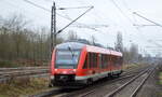 DB Regio Nordost mit  648 612  auf Dienstfahrt am 14.12.21 Durchfahrt Bf.