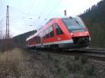 648 206 als 70320 Siegen - Finnentrop vor der Einfahrt Altenhundem (17.12.2007)