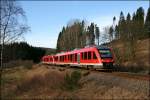 648 118 und ein Schwestertriebzug werden in wenigen Minuten als RE57 (RE 29555)  Dortmund-Sauerland-Express , von Dortmund nach Winterberg (Westf), den bekannten Wintersportort im Sauerland erreichen.