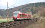 2 648er auf berfhrungsfahrt von Kreiensen nach Northeim am 8.4.2009 kurz vor Salzderhelden