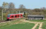 648 344 ist am 25.04.10 warscheinlich als berfhrungsfahrt von Hamburg nach Lbeck unterwegs.