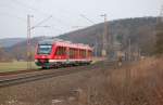 648 262 als RB 14216 Bad Harzburg - Gttingen, wird am 12.03.2011 in krze Einbeck-Salzderhelden errreichen.