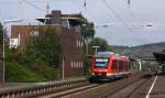 648 257 mit einer RB von Bad Harzburg nach Gttingen am 17.08.2011 in Einbeck-Salzderhelden.