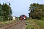 648 254 als RB 14381 Braunschweig Hbf - Herzberg(Harz) am 28.09.2014 am Esig von Salzgitter-Ringelheim