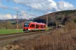 648 770 als RB 14122 Bad Harzburg - Göttingen am 12.02.2016 bei Einbeck-Salzderhelden  